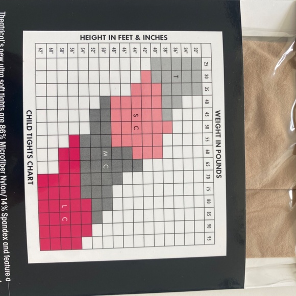 NWT Theatricals Convertible Microfiber Tights Size: Small child - Picture 4 of 4